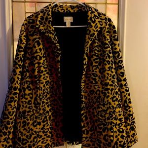 Chicos cheetah jacket